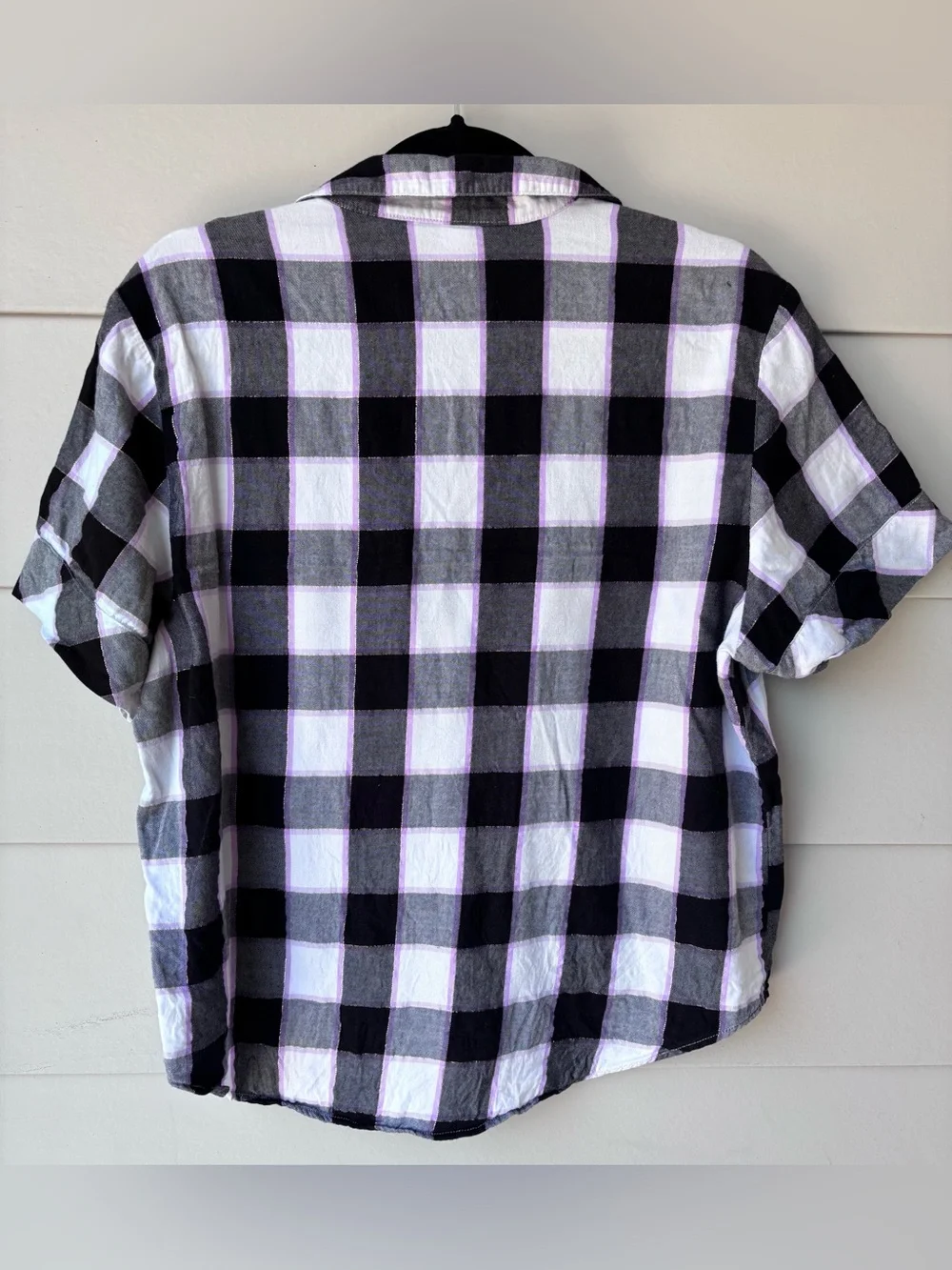 Victoria’s Secret Plaid Pajama Set – Pink/White/Black – Size Medium
